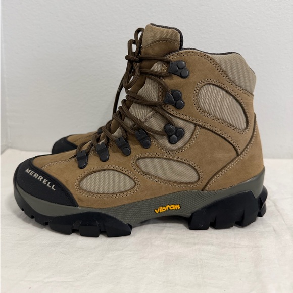 Merrill Sawtooth walnut performance footwear hiking boots women’s lace up 6.5 - Picture 9 of 10